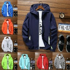 Men Zip Up Hoodies Waterproof Jacket Fishing Outdoor Quick-Drying Casual Outwear Vest (Outdoor) price
