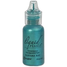 Ranger Liquid Pearls Dimensional Pearlescent Paint 0.5fl.oz. - Bahama Bay Pearlescent Paint price