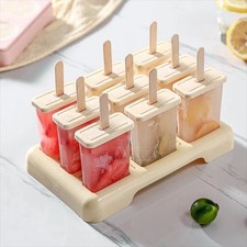 9 Slot Ice Cream Mould Popsicle Icy Pole Jelly Maker Reusable Tray Ice Cream Maker price