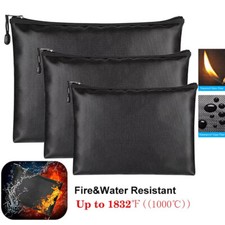 Fireproof Waterproof Document Bag File Money Safe Box Secret File Protect Pouch Safe price