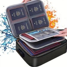 Waterproof Fireproof Safe Box Document Bag Organizer Cash Money File Storage Box Safe price