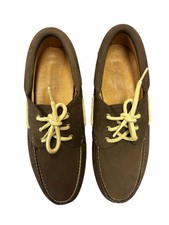 Timberland Classic 3-Eye Boat Shoes - Brown Leather Men's US 10 Men's Boat Shoes price