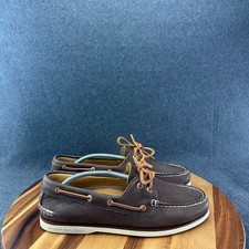 Sperry Gold Cup Authentic Original Brown Leather Men's Boat Shoes Size 12 Preppy Men's Boat Shoes price