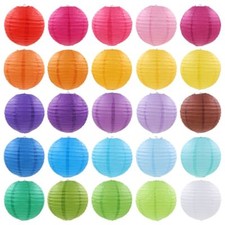8/12/16" Round Chinese Paper Lanterns Lamp Shape Wedding Party Decorations Decorative Lantern price
