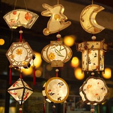 Wooden Paper Glowing DIY Lamp Festival Party Decor Lampion Chinese Lantern Decorative Lantern price