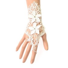 Vintage Punk Jewelry Lace Chain Bracelet Bridal Wedding Gothic Hand Decoration Shahmeran Bracelet price