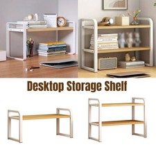 Adjustable Height Multi-Layer Desktop Bookshelf Home Office Floor Organizer Rack Office Shelving price