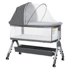 Bopeep Baby Cot Bed Crib Newborn Co-Sleeper Bassinet Safety Adjustable Bedside Baby Cot price