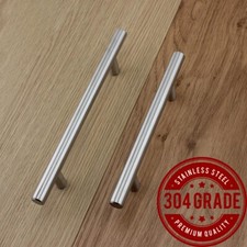 Kitchen T bar handles 304 Stainless steel cabinet drawer cupboard knob pull rail Handle price