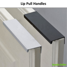 Lip Pull Pulls Contemporary Kitchen Cabinet Door Drawer Handle Handles Silver Handle price