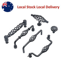 Black Birdcage Twist Spiral Kitchen Cabinet Door Drawer Handle Pull Knob Handle price