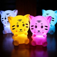 3D Tiger LED Night Light Children Bedside Table Lamp Kids Baby Birthday Gifts AU Baby Room Table Lamp price