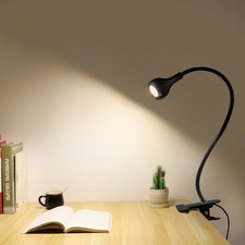 USB Clip-On Desk Lamp Flexible Clamp Reading Light LED Bed Table Bedside Lamp Baby Room Table Lamp price