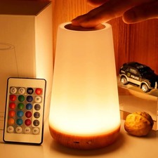 RGB Night Light – Touch & Remote Control, USB Rechargeable Table Lamp Baby Room Table Lamp price
