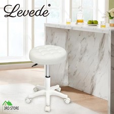 Levede Bar Stools Rolling Salon Chairs Swivel Stool Adjustable Height Work SPA Bar Stool price