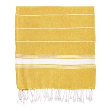 Turkish Cotton Towel Beach Bath Gym Spa Hammam Peshtemal Fouta Throw Mustard Peshtemal Towel price
