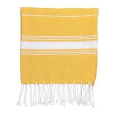 Turkish Cotton Hand Towel Gym Travel Kitchen Hammam Peshtemal Fouta Yellow Peshtemal Towel price