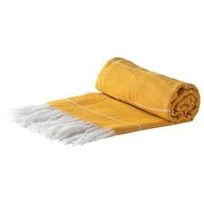 Turkish Cotton Towel Beach Bath Gym Spa Hammam Peshtemal Fouta Throw Mustard Peshtemal Towel price
