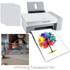 25pcs A4 Clear Inkjet PET Transparency Film Sheets Printable Overhead Acetate Photo Papers & Acetates price