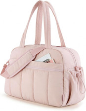 Women'S Sports Bag, Pink Waterproof Weekend Crossbody Travel Bag with Wet Item P Women's Sports Bag price