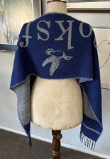 Brooksfield Vintage Men’s Blue Wool Winter Warm Scarf Men's Scarf price