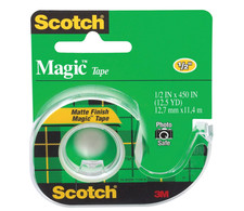 3M Scotch Magic Invisible Tape + Dispenser 12.7mm x 11.4m Matte Clear Photo-Safe Tape Dispenser price