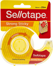 Strong Sticky Transparent Tape with Dispenser, Crystal Clear, 18Mm X 25M, Strong Tape Dispenser price