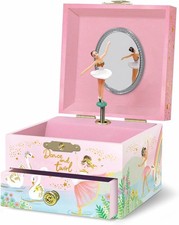 Musical Ballerina Jewellery Box for Girls - Kids Dancing Ballerina Music Box wit Jewellery Boxes price