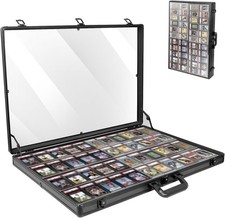 34"x22"Aluminum Show Trading Card Display Case Lockable Coin Jewelry Storage BoX Jewellery Boxes price
