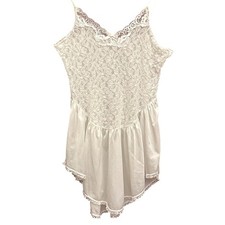 80s Inner Most Lace Teddy Bodysuit Coquette Angelcore White Lingerie Made in USA Inner Bodysuit price