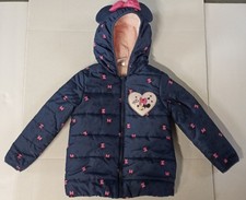 Girls Winter Coat Size 6 Disney Minnie Mouse Dark Blue And Pink Girls' Coat price