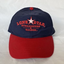 VINTAGE LONE STAR STEAKHOUSE CAP BLUE COTTON JUNIOR SIZE HAT Kids' Hat price