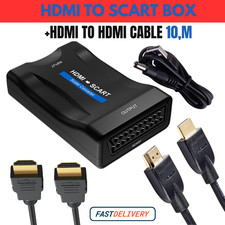 HDMI To SCART Composite Video Converter Audio Adapter 1080P  for DVD SKY BOX PS3 Scart Cable price
