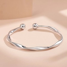 925 Sterling Silver Weave Bracelet – Adjustable Bangle for Women Silver Bracelet price
