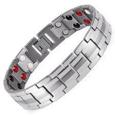 Magnetic Bracelet Healing Therapy Arthritis Pain Relief Weight Loss Men Women AU Silver Bracelet price