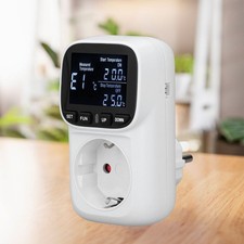 Digital Thermostat Outlet Backlit Display Plug In Temperature Controller Hea NEW Home Appliances Display / Outlet price