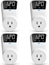 1800W Surge Protector with LED Display, 4 Pack for Home Appliances Home Appliances Display / Outlet price