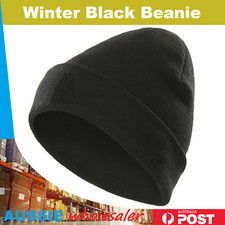 Winter Warm Unisex Women Men Hat Slouch Baggy Hat Beanie Ski Knitted Beret AU Unisex Beanie price