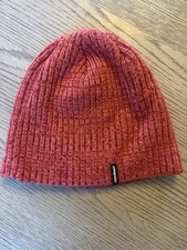 Patagonia UniSex Brodeo Red-Pink Ribbed Knit Beanie Unisex Beanie price
