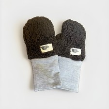 The North Face Toddler 3T Gray Fleece Mittens Warm Winter Gloves Baby Gloves price