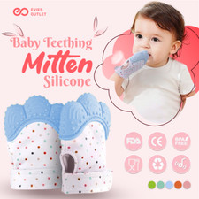 Silicone Baby Teether Teething Mitt Mitten Glove Safe BPA Free Chew Bite Dummy Baby Gloves price