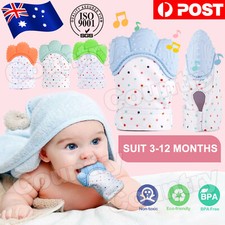 Teething Mitten Silicone Baby Teether Mitt Glove Safe Bpa Free Chew Dummy Toy Baby Gloves price