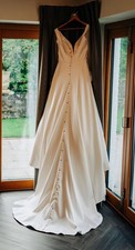Christie Couture Mikado Silk Wedding Dress 10-12 Wedding Dress price