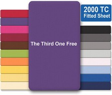 2000TC Hotel Fitted Sheet Ultra Soft Touch Queen King Double King Single Bed Baby Bed Sheet price