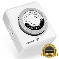 Indoor 24Hour Daily Mechanical Dual Outlet Light Timer Hydroponics Plug In [ETL] Electric Kitchen Appliances (Display-Outlet) price