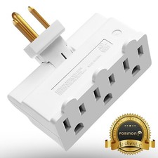 [ETL Listed] Grounded Swivel 3 Outlet Indoor Wall Tap Power Adapter AC Plug Mini Electric Kitchen Appliances (Display-Outlet) price