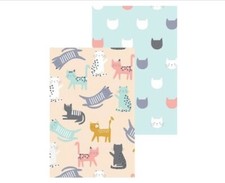 Cat Party Gift Wrapping Paper Folded Wrap Double Sided - Cat Party Gift Supplies Wrapping Paper price