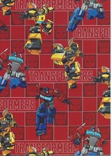 Transformers Action Wrapping Paper Sheet 700 x 495mm Wrapping Paper price