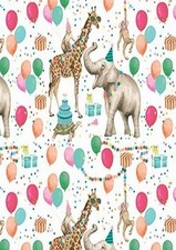 Animal Party Wrapping Paper Wrapping Paper price