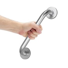 AmazerBath Shower Grab Bars for Bathtubs and 12"L x 1"D, Brushed Nickel Bathtub & Toilet Grab Bars price